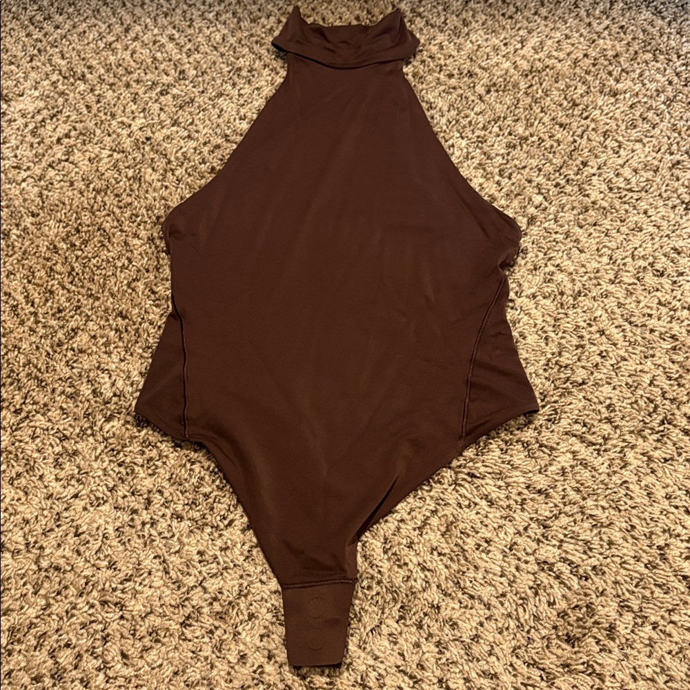 Wundermost Ultra-Soft Nulu Mockneck Sleeveless Bodysuit